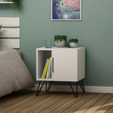 Glynn Modern Bedside Table Width Bedroom Furniture 50.2cm - Nightstand